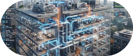Cinematic HVAC Building Overlay